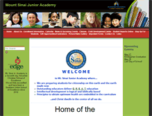 Tablet Screenshot of msjacademy.org